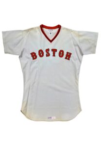 1978 Andy Hassler Boston Red Sox Game-Used Road Jersey