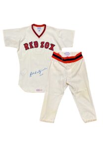 1978 Carl Yastrzemski Boston Red Sox Game-Used & Signed Home Uniform