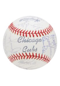 1978 Chicago Cubs Team Signed Baseballs