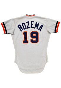 1978 Dave Rozema Detroit Tigers Game-Used Road Jersey