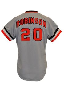 1978 Frank Robinson Baltimore Orioles Coaches-Worn & Autographed Road Jersey