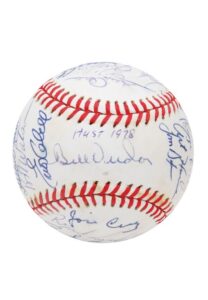 1978 Houston Astros Team Signed Baseballs