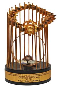 1978 New York Yankees World Series Replica Championship Trophy