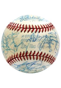 1978 NY Yankees Team-Signed OAL Baseball