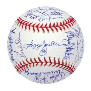 1978 NY Yankees World Championship Team Autographed Baseball