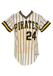 1978 Will McEnaney Pittsburgh Pirates Game-Used Home Jersey & 1980 Randy Bass San Diego Padres Game-Used Home Jersey