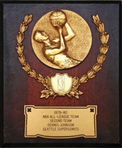 1979-1980 Dennis Johnson NBA All-League Team Award