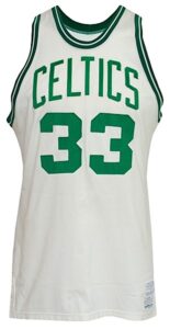 1979-1980 Larry Bird Rookie Boston Celtics Game-Used Home Jersey