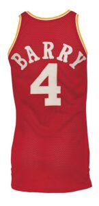 1979-1980 Rick Barry Houston Rockets Game-Used Road Uniform