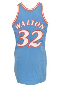 1979-80 Bill Walton San Diego Clippers Game-Used & Autographed Road Jersey (JSA • Equipment Manager LOA)