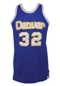 1979-80 Bob Wilkerson Denver Nuggets Game-Used Road Jersey 