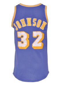 1979-80 Earvin “Magic” Johnson Rookie Los Angeles Lakers Game-Used Road Jersey