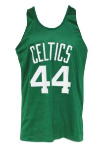 1979-80 Pistol Pete Maravich Boston Celtics Reversible Practice Jersey with Mid-1980s Old Timers Game Worn Sneakers