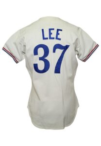 1979 Bill “Spaceman” Lee Montreal Expos Game-Used Home Jersey