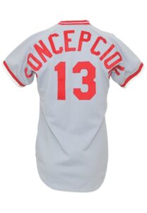 1979 Dave Concepcion Cincinnati Reds Game-Used Road Jersey