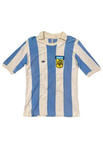 1979 Diego Maradona Youth FIFA World Cup Match Worn Argentina Jersey