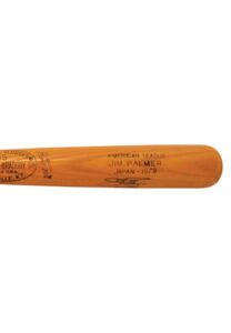 1979 Jim Palmer Baltimore Orioles Tour Of Japan Pro Model Autographed Bat