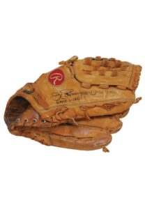 1979 Jim Palmer Baltimore Orioles Warm-Up Used & Autographed Glove