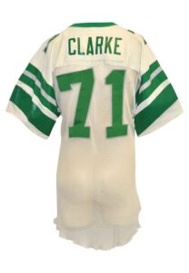 1979 Ken Clarke Philadelphia Eagles Game-Used Fishnet Road Jersey