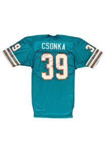 1979 Larry Csonka Miami Dolphins Game-Used & Autographed Jersey