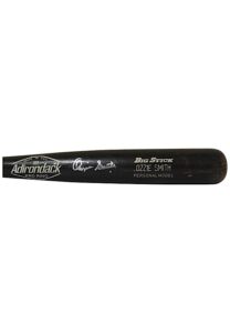 1979 Ozzie Smith St. Louis Cardinals Game-Used & Autographed Bat