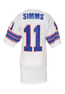 1979 Phil Simms Rookie New York Giants Game-Used & Autographed Road Jersey