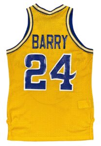 1979 Rick Barry Golden State Warriors Game-Issued Jersey