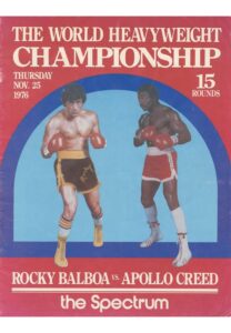 1979 “Rocky II” Balboa vs. Creed Prop Championship Fight Program & Original Lottery Ticket for Extras