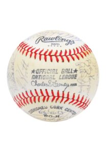 1979 San Francisco Giants Team Signed Baseballs