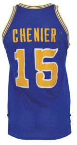 1980-1981 Phil Chenier Golden State Warriors Game-Used Road Jersey 