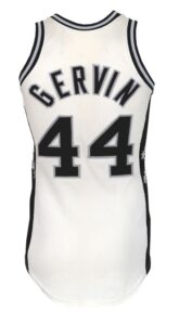 1980-81 George “Iceman” Gervin San Antonio Spurs Game-Used & Autographed Home Uniform