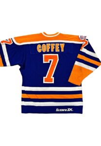 1980-81 Paul Coffey Edmonton Oilers Rookie Game-Used Jersey