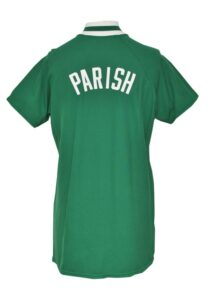 1980-81 Robert Parish Boston Celtics Worn Road Shooting Shirt