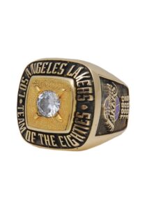 1980-89 Los Angeles Lakers Team of the Decade Ring