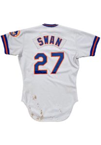 1980 Craig Swan NY Mets Game-Used Jersey