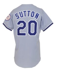 1980 Don Sutton LA Dodgers Game-Used & Autographed Road Jersey