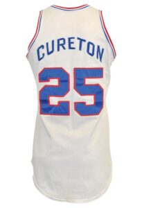 1980 Earl “The Twirl” Cureton Rookie Philadelphia 76ers Game-Used Home Uniform