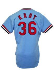 1980 Jim Kaat St. Louis Cardinals Game-Used Powder Blue Jersey