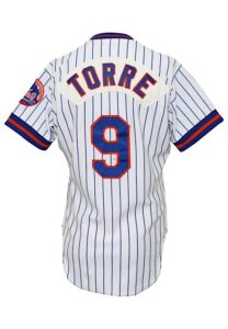 1980 Joe Torre New York Mets Manager-Worn Home Jersey