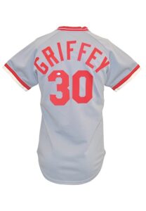 1980 Ken Griffey Sr. Cincinnati Reds Game-Used & Autographed Jersey