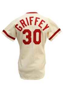 1980 Ken Griffey Sr. Cincinnati Reds Game-Used Home Jersey