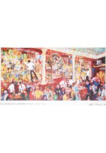 1980 LeRoy Neiman “F.X. McRory’s Whiskey Bar Seattle” Framed Print