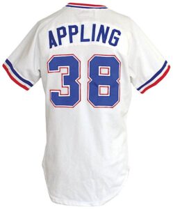 1980 Luke Appling Atlanta Braves Coaches Worn Home Jersey