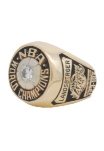 1980 Mark Landsberger Los Angeles Lakers Championship Ring