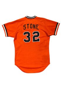 1980 Steve Stone Baltimore Orioles Game-Used Alternate Jersey