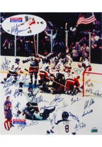 1980 Team USA “Miracle on Ice” Olympic Hockey Team-Signed 16×20″ Photo