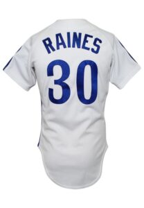 1980 Tim Raines Montreal Expos Game-Used Home Jersey