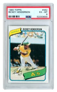 1980 Topps Rickey Henderson #482