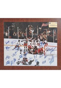 1980 United States “Miracle On Ice” Hockey Team-Signed Autographed Photo