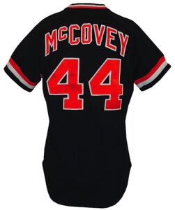 1980 Willie McCovey San Francisco Giants Game-Used Black Alternate Jersey